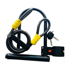 Fitting Store Heavy Duty Bike U-Lock with Cable - B079TGPHXK